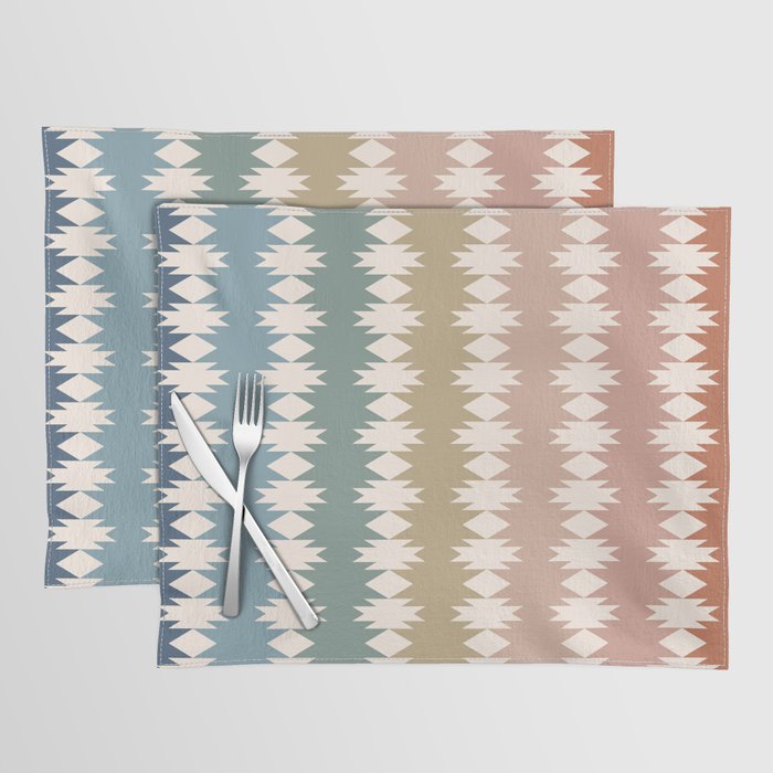 Geometric Southwestern Pattern XXXV Placemat Gallery Image 1