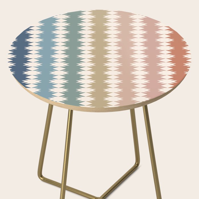 Geometric Southwestern Pattern XXXV Side Table Gallery Image 2