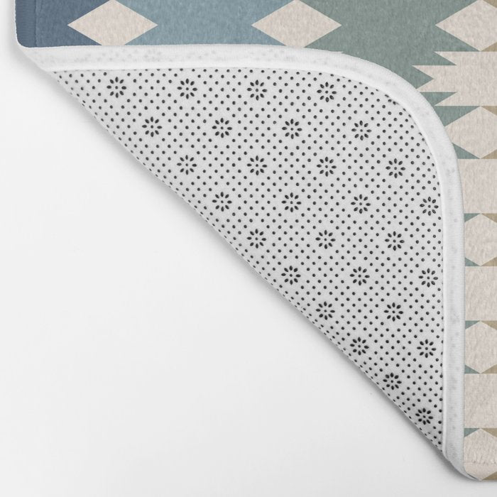 Geometric Southwestern Pattern XXXV Bath Mat Gallery Image 2