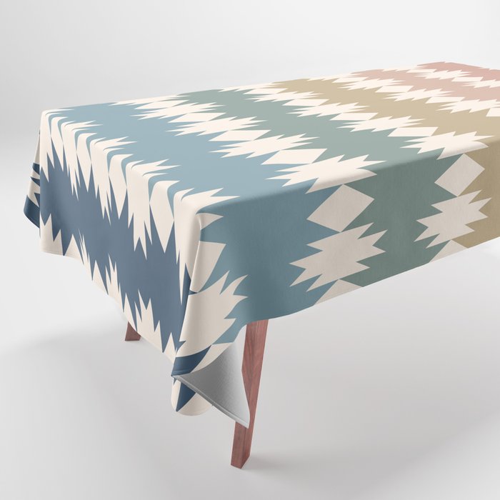 Geometric Southwestern Pattern XXXV Tablecloth Gallery Image 1
