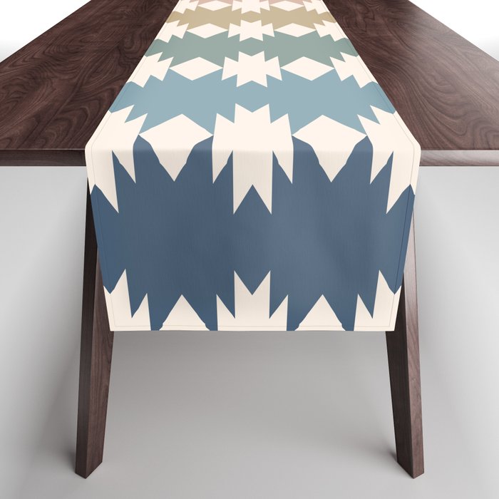 Geometric Southwestern Pattern XXXV Table Runner Gallery Image 1