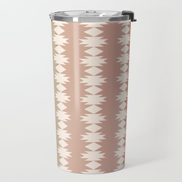 Geometric Southwestern Pattern XXXV Travel Mug Gallery Image 2