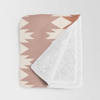 Geometric Southwestern Pattern XXXV Throw Blanket Gallery Image 3