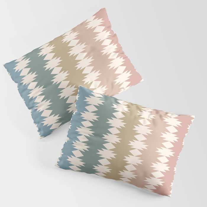 Geometric Southwestern Pattern XXXV Pillow Sham Gallery Image 1