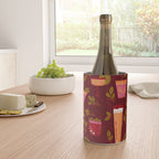 Holiday Drinks Pattern Wine Chiller Gallery Image 4