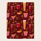 Holiday Drinks Pattern Poster Gallery Image 4