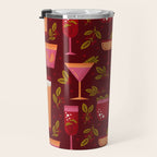 Holiday Drinks Pattern Travel Mug Gallery Image 3