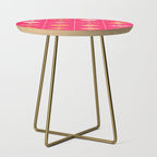 Talavera Mexican Tile - Hot Pink & Orange Palette Side Table Gallery Image 1