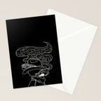 Love or Die Tryin' Cowhand - Black & White Stationery Card Gallery Image 2