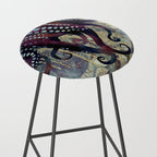 Metallic Ocean II Stool Gallery Image 2