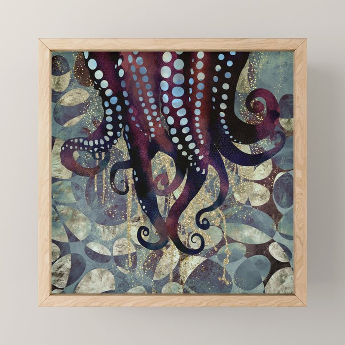 Metallic Ocean II Mini Art Print Gallery Image 1