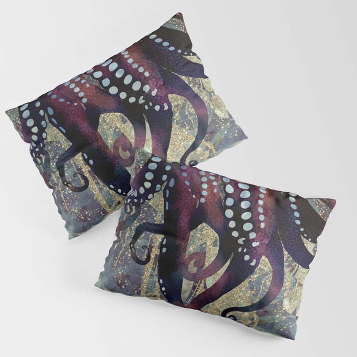Metallic Ocean II Pillow Sham Gallery Image 3