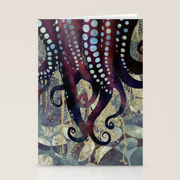 Metallic Ocean II Stationery Card Gallery Image 2