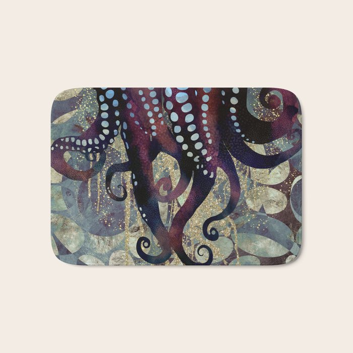 Metallic Ocean II Bath Mat Gallery Image 1