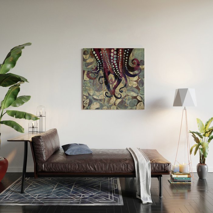 Metallic Ocean II Wood Wall Art Gallery Image 2