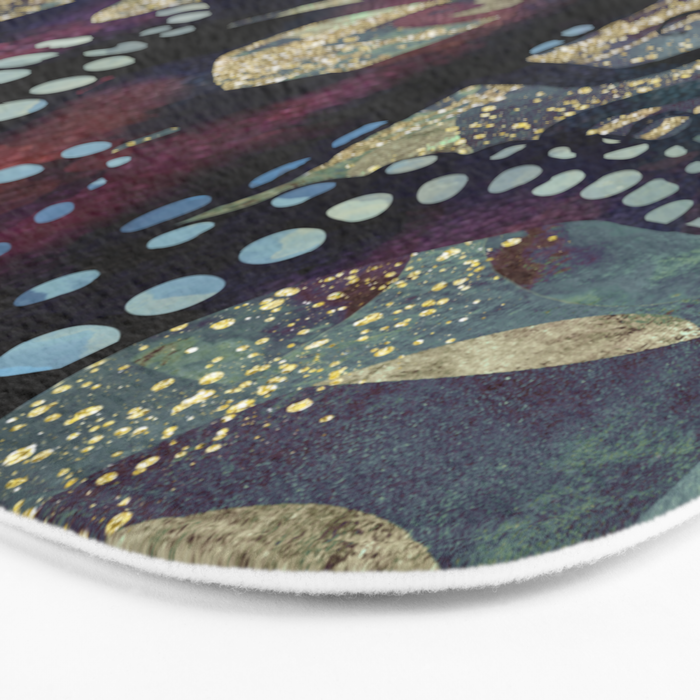 Metallic Ocean II Bath Mat Gallery Image 3