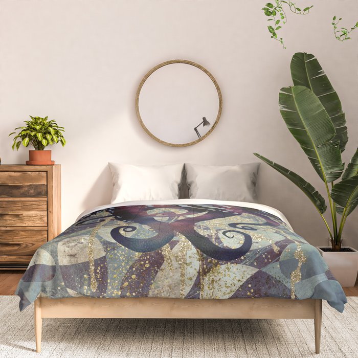 Metallic Ocean II Comforter Gallery Image 3