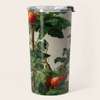 Japanese Wall Art Botanical Art Tomato Girl Summer Sage Green Painting Japandi Poster Kitchen Art Travel Mug Gallery Image 2