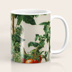 Japanese Wall Art Botanical Art Tomato Girl Summer Sage Green Painting Japandi Poster Kitchen Art Coffee Mug Gallery Image 1