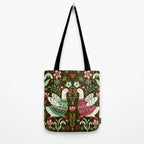 Winter geese in sweaters Tote Bag Gallery Image 2