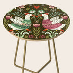 Winter geese in sweaters Side Table Gallery Image 2