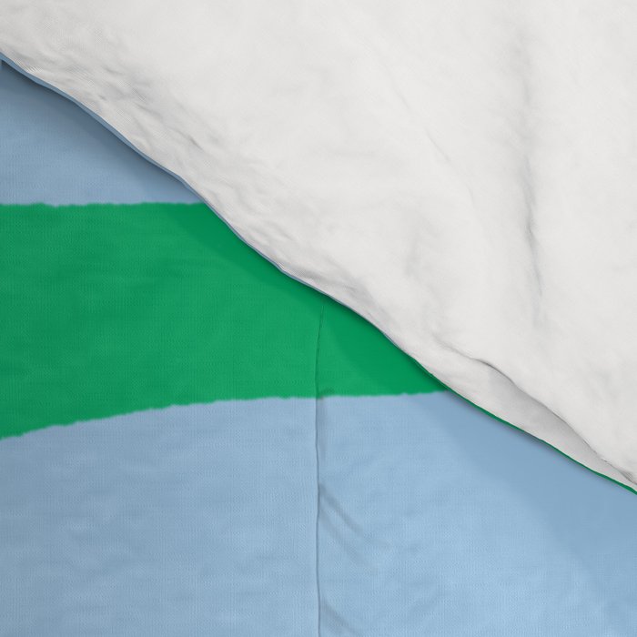 Wavy Zebra Green Comforter Gallery Image 4