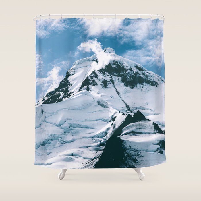 Mount Redoubt II Shower Curtain Gallery Image 1