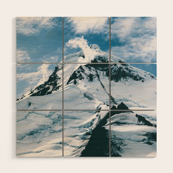 Mount Redoubt II Wood Wall Art Gallery Image 1