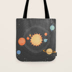 Our Solar System Tote Bag Gallery Image 1