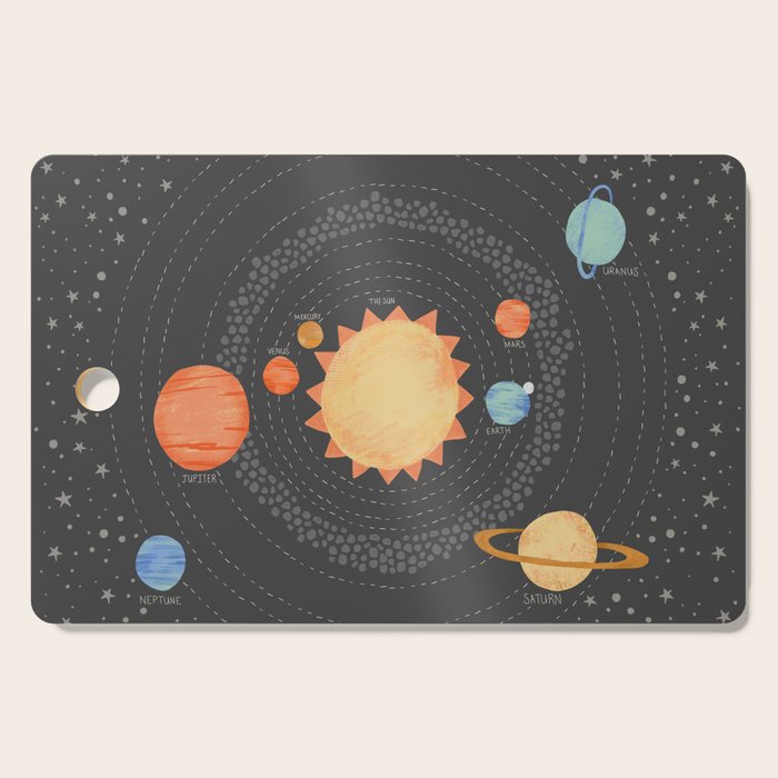 Our Solar System Cutting Board Gallery Image 1