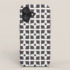 Floral Tiles / Lino Print iPhone Case Gallery Image 1