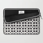 Floral Tiles / Lino Print Laptop Sleeve Gallery Image 2