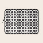 Floral Tiles / Lino Print Laptop Sleeve Gallery Image 1