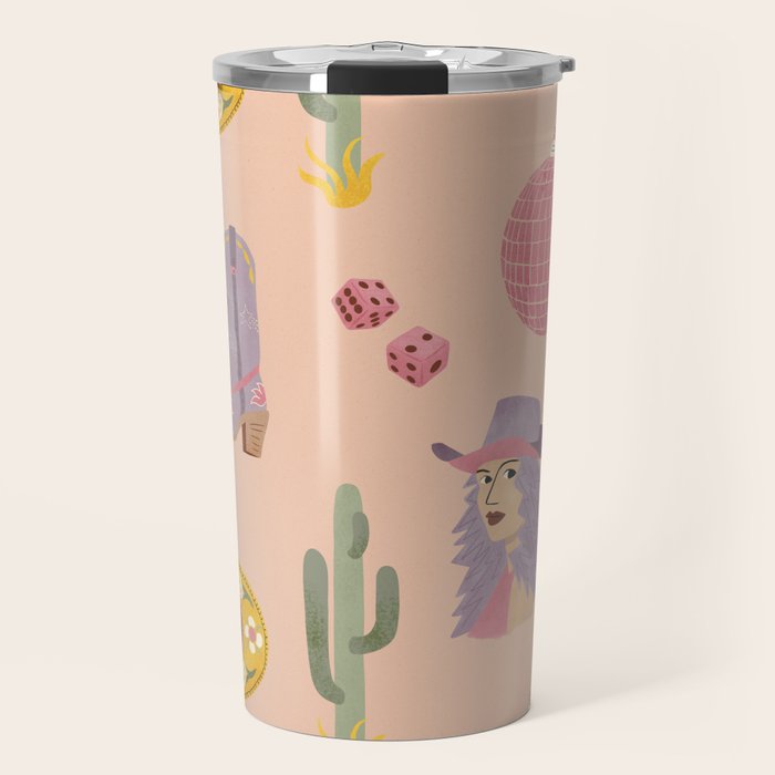 Disco Cowgirl Travel Mug Gallery Image 1