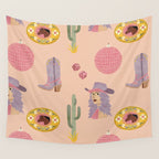 Disco Cowgirl Wall Tapestry Gallery Image 4