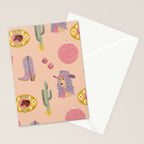Disco Cowgirl Stationery Card Gallery Image 2
