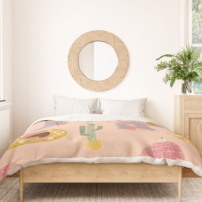 Disco Cowgirl Duvet Cover Gallery Image 3