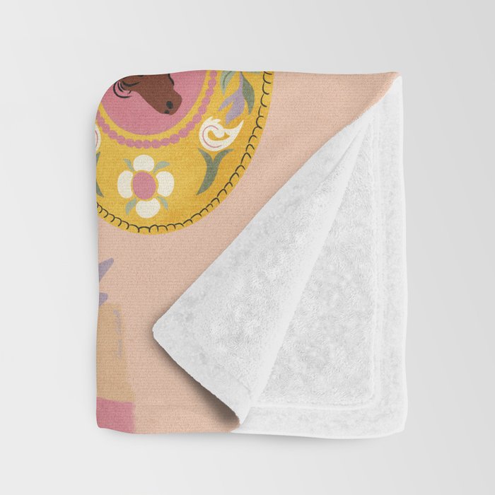 Disco Cowgirl Throw Blanket Gallery Image 3