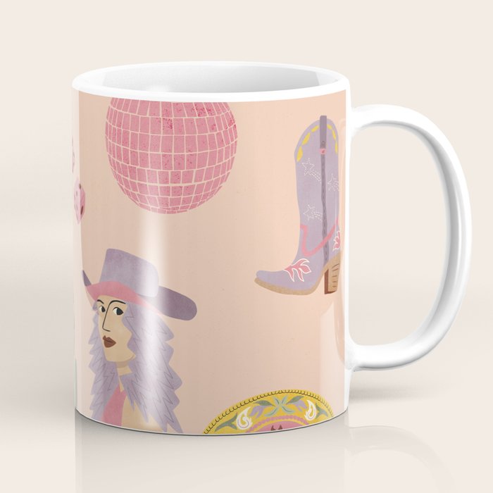 Disco Cowgirl Coffee Mug Gallery Image 1