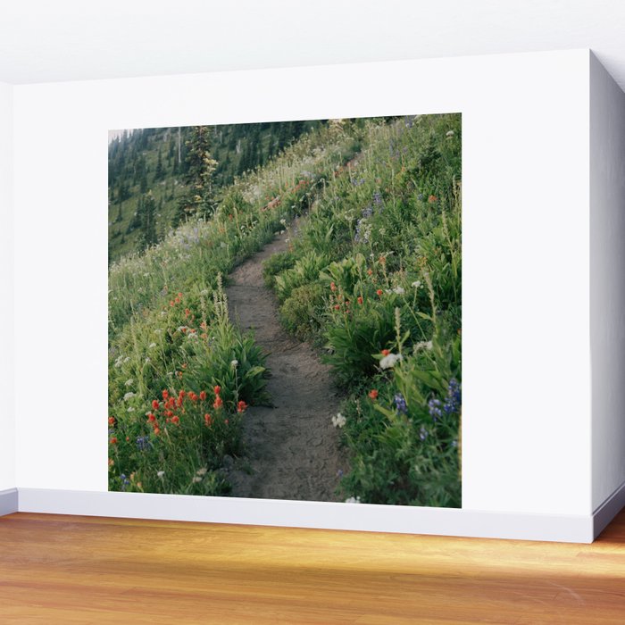 Wildflower Hike Wall Mural Gallery Image 2