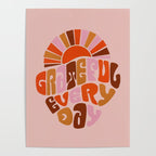 Grateful Everyday - 70s Hippie Style  Poster Gallery Image 4
