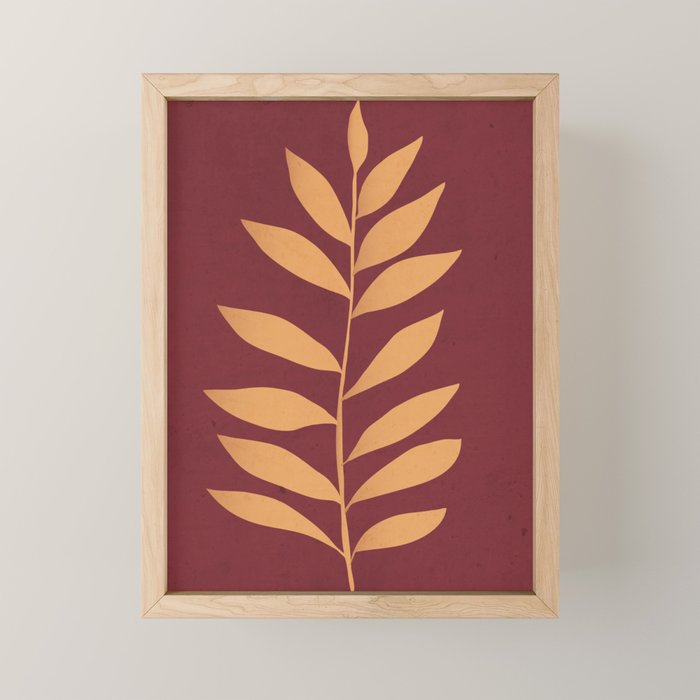 minimal plant 80 Mini Art Print Gallery Image 1