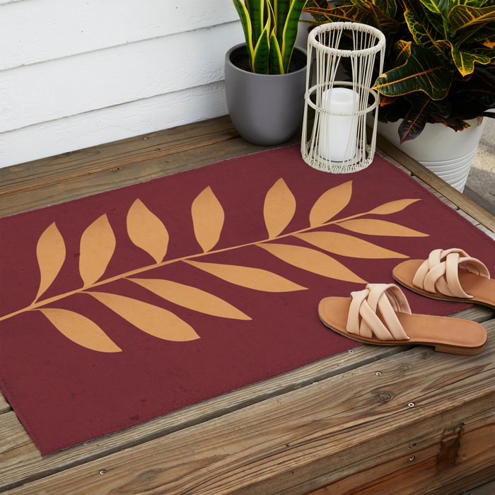 minimal plant 80 Outdoor Rug Gallery Image 2