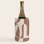 Mocha Modern Abstract 1 Wine Chiller Gallery Image 1