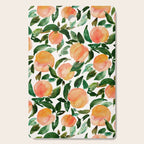 GEORGIA PEACHES Watercolor Peach Print Cutting Board Gallery Image 1
