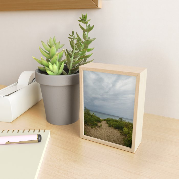 Michigan Dunes 4 - landscape photograph travel lake michigan beach nature art Mini Art Print Gallery Image 2