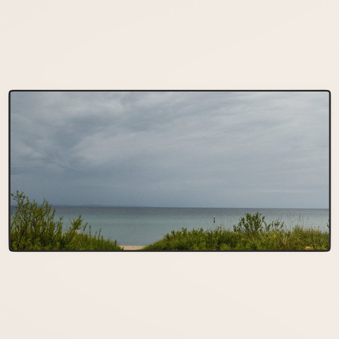 Michigan Dunes 4 - landscape photograph travel lake michigan beach nature art Desk Mat Gallery Image 3