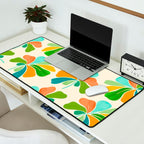 Whimsical Tropical Leaf Desk Mat Gallery Image 2