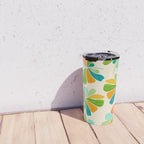 Whimsical Tropical Leaf Travel Mug Gallery Image 4