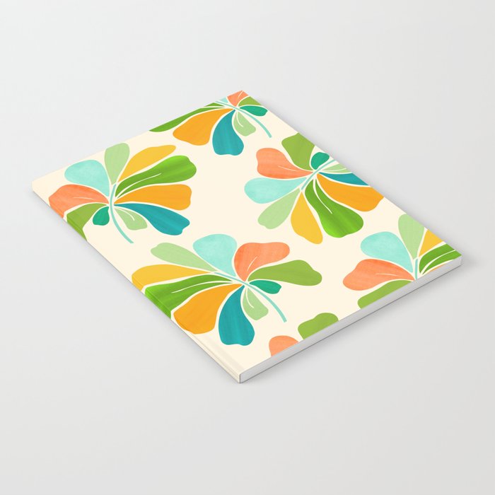 Whimsical Tropical Leaf Notebook Gallery Image 1